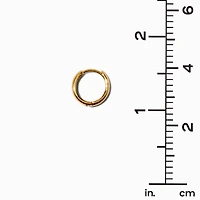 C LUXE by Claire's 18kt Gold Plated 10mm Clicker Hoop Earrings