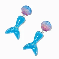 Puffy Mermaid Drop Earrings