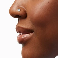 20G 18kt Gold Plated Titanium Cubic Zirconia Threadless Nose Stud