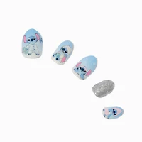 Disney Stitch Claire's Exclusive Slumber Press On Faux Nail Set - 20 Pack
