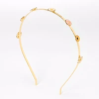 Gold Daisy Sunflower Metal Headband
