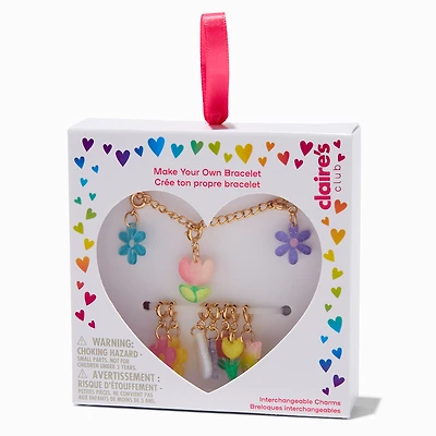 Claire's Club Make-It-Yourself Flower Charm Bracelet Kit