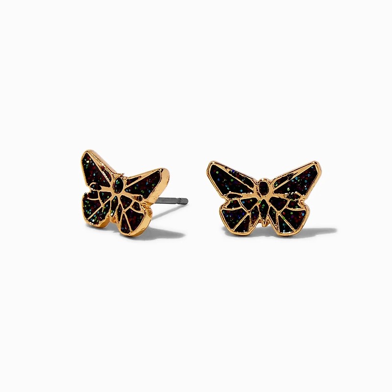 Origami Butterfly Stud Earrings