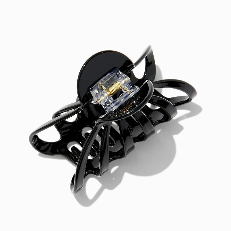 Black Large Clamshell Hair Claw