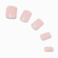 French Tip Medium Square Vegan Faux Nail Set