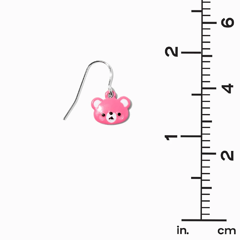 Cute Bears, Cats, & Shibu Inu 0.5" Drop Earrings - 3 Pack