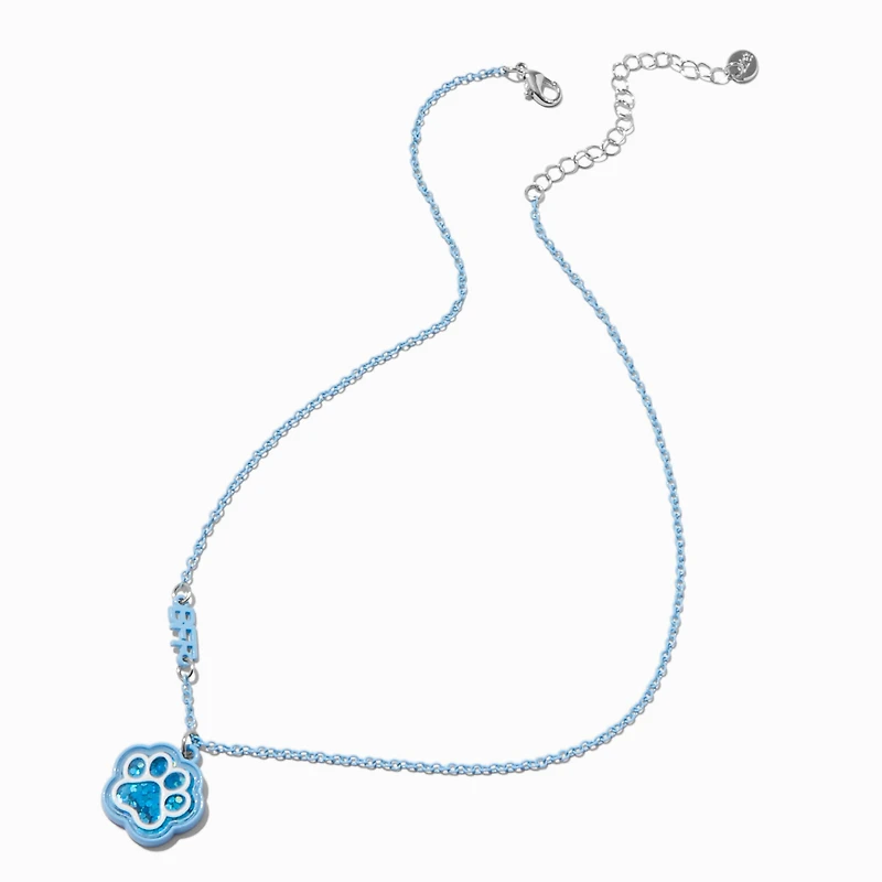 Best Friends Paw Shaker Pendant Necklaces - 2 Pack