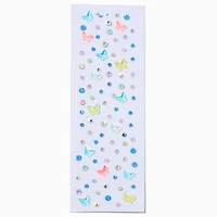 Pastel Puffy Butterfly Body Gems - 100 Pack