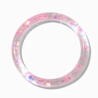 Claire's Club Pink Water-Filled Bangle Bracelet