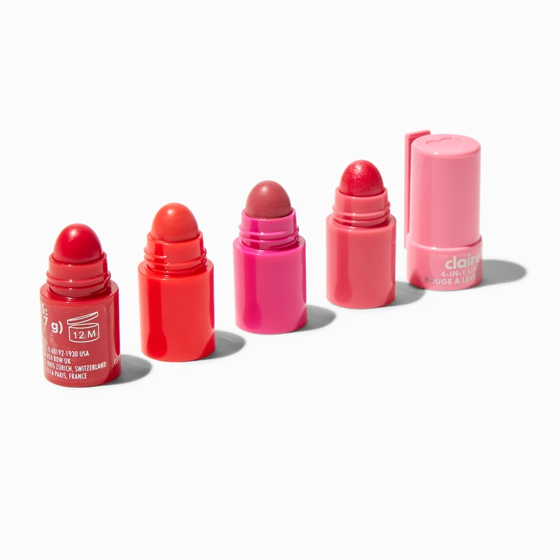 Pink 4-in-1 Lipstick Stack - 4 Pack