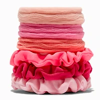 Claire's Club Pink Hair Bow & Hair Tie Set - 9 Pack