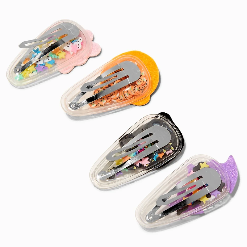 Halloween Icons Shaker Snap Hair Clips - 4 Pack