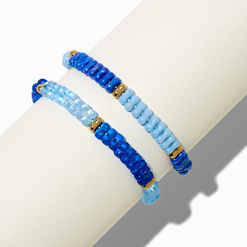 Claire's Club Blue Balloon Stretch Bracelets - 2 Pack