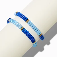 Claire's Club Blue Balloon Stretch Bracelets - 2 Pack