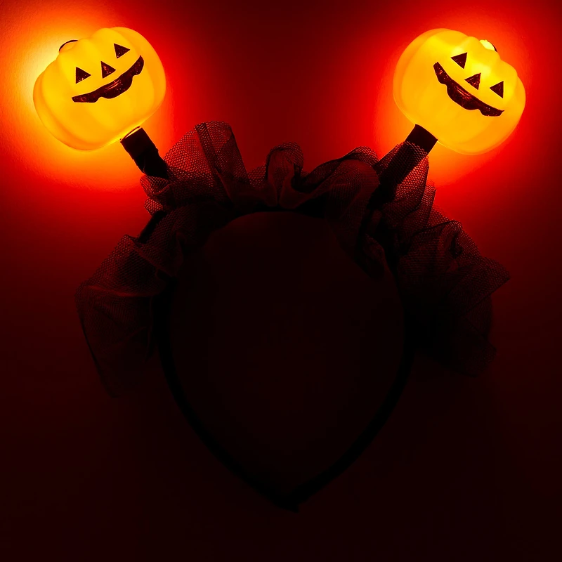 Pumpkin Halloween Deely Bopper Headband