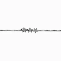 Silver-tone Star Chain Bracelet