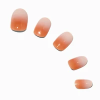 Nude Ombre Medium Oval Vegan Faux Nail Set - 24 Pack