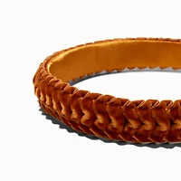 Amber Velvet Braided Headband