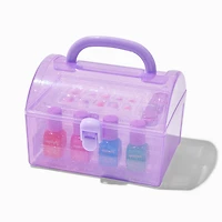 Claire's Club Purple Nail Kit Treasure Chest