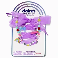 DIY "Be You" Lavender Beaded Shoelace Charm Kit