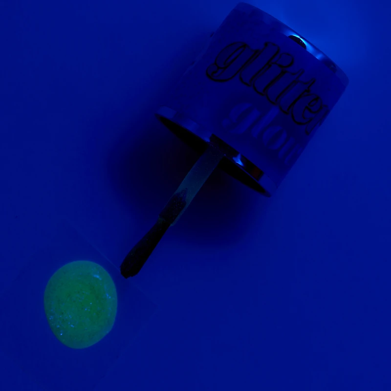 Glitter Glow Vegan Glow in The Dark Nail Polish