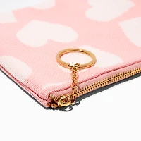Pink Heart Catchall Clutch