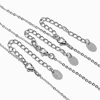 Best Friends Celestial Blue Mystical Gem Pendant Necklaces - 3 Pack
