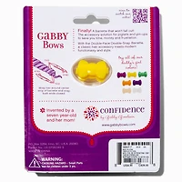 Confidence™ by Gabby Goodwin Gabby Bows Yellow Bows Double-Faced Double Snap Hair Clips - 10 Pack