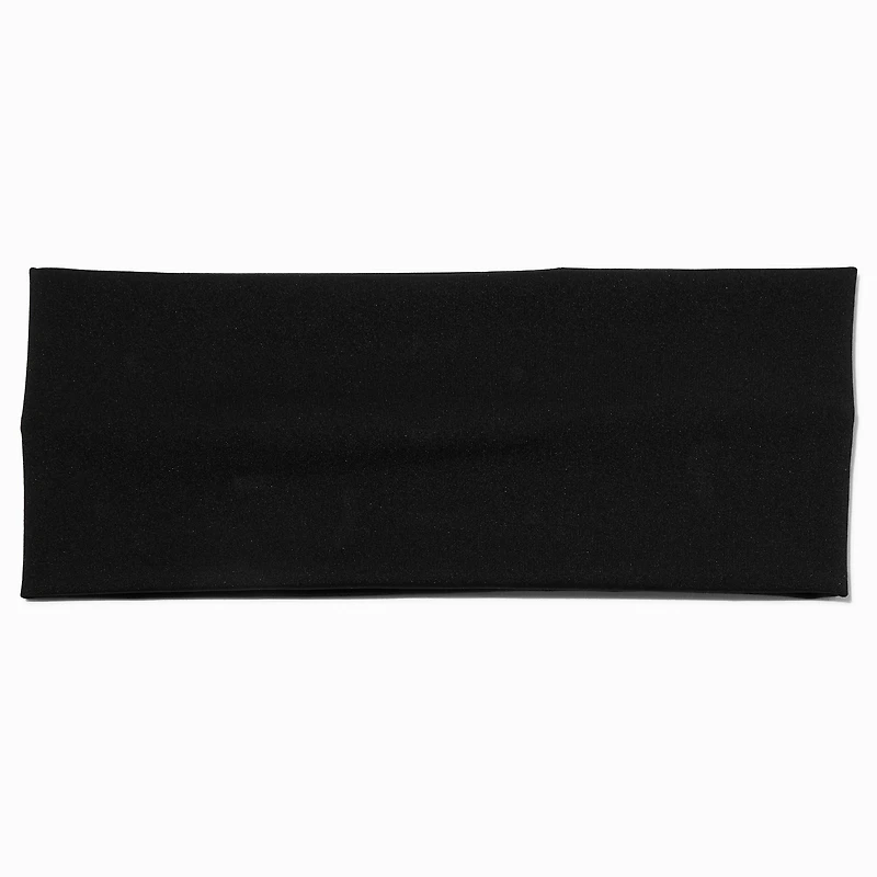 Black Athletic Headwrap
