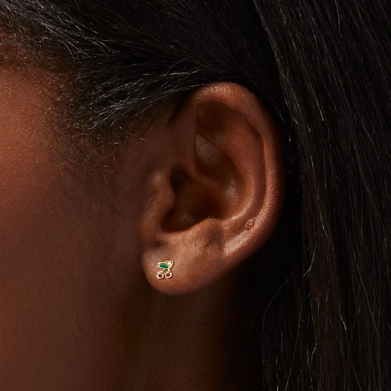 Cherry Stud Earrings