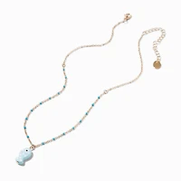 Blue Fish Pendant Necklace