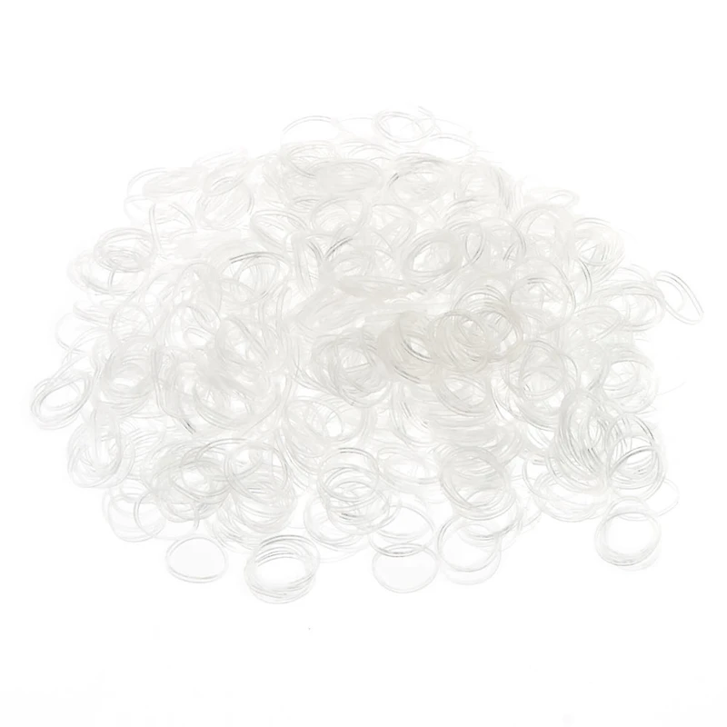 Clear No More Snag Mini Hair Ties - 1,000 Pack