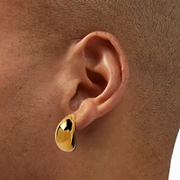C LUXE by Claire's 18kt Gold Plated Teardrop Stud Earrings