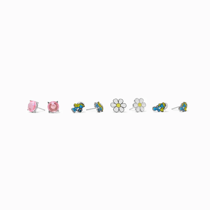 The Smurfs™ Claire's Exclusive Stud Earrings - 4 Pack