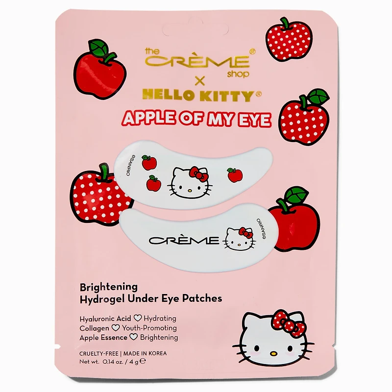 The Crème Shop® x Hello Kitty® Apple of My Eye Brightening Hydrogel Under Eye Patches