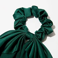 Dark Green Hair Scrunchie Scarf