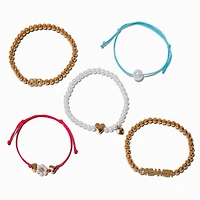 T H E M E x Claire's ''Big Dreamer'' Beaded Bracelet Set - 5 Pack