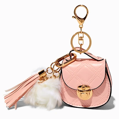 Pink Mini Purse Keychain