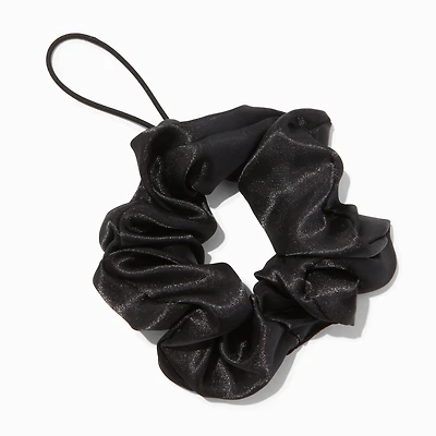 No Bad Hair Day by Claire's Black Adjustable Scrunchie