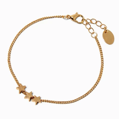 Gold-tone Star Chain Bracelet