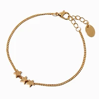 Gold-tone Star Chain Bracelet