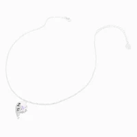Best Friends Big Sis & Little Butterfly Split Heart Pendant Necklaces - 2 Pack