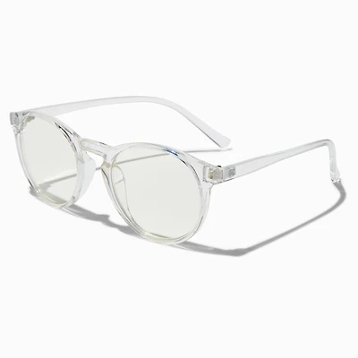 Claire's Club Clear Oval Clear Lens Frames