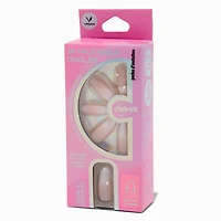Neutral Ombre Pearl Long Almond Vegan Faux Nail Set - 24 Pack