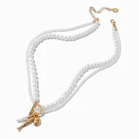 Pearl Toggle Beach Multi-Strand Necklace