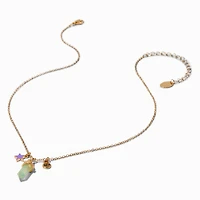 Best Friends Mystical Gem Celestial Pendant Necklaces - 3 Pack