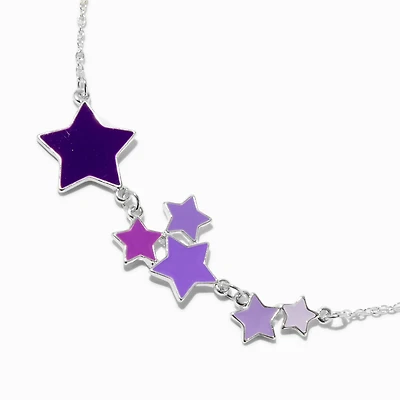 Purple Ombré Star Pendant Necklace
