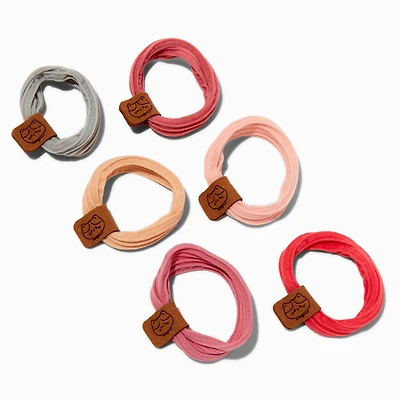 Claire's Club Fall Cat Ruched Hair Ties - 6 Pack