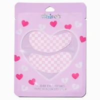 Pink & White Checkered Gel Under Eye Patches - 2 Pack