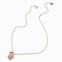 Best Friends Movie Time Popcorn & Soda Pendant Necklaces - 2 Pack